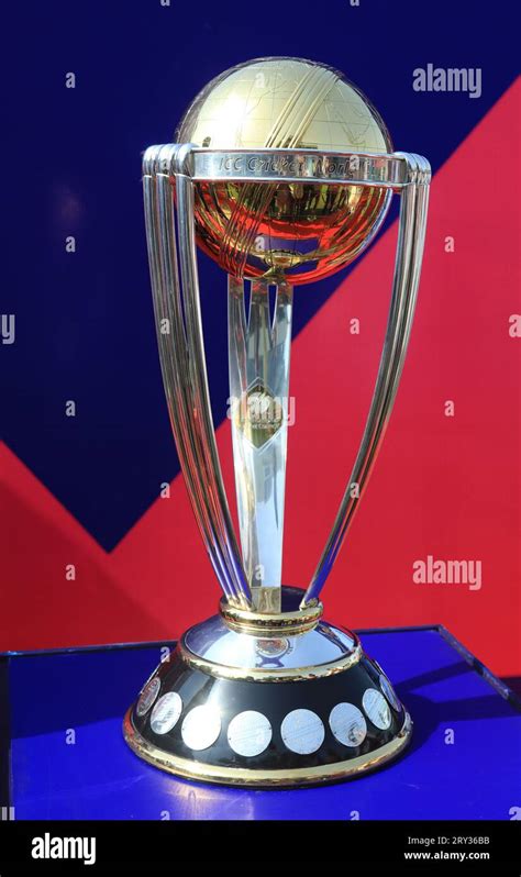 Icc cricket world cup 2023 trophy hi-res stock photography and images ...