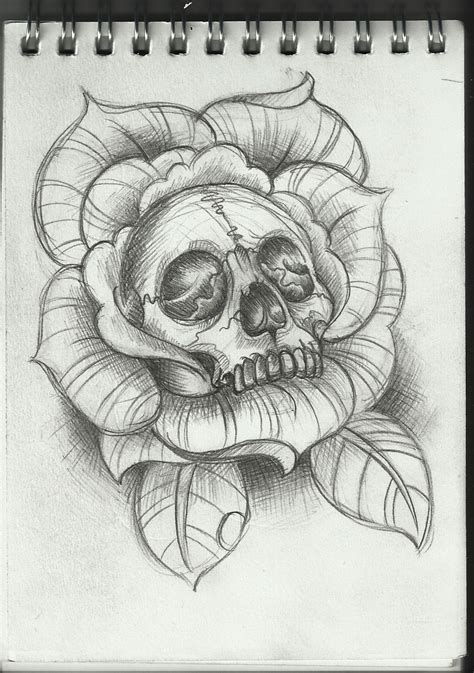 Skull Tattoo Design by Frosttattoo on DeviantArt