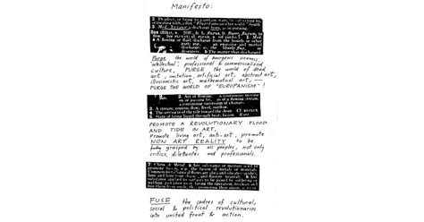 Fluxus Manifesto by George Maciunas