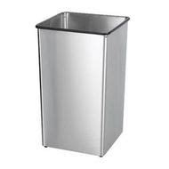 21 Gallon Painted Metal Square Trash Can Base 21H (3 Color Choices) | Trash can, Bathroom trash ...