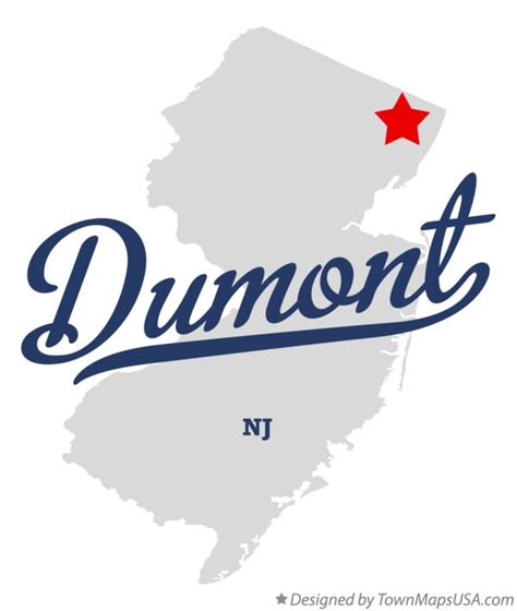 Map of Dumont, NJ, New Jersey