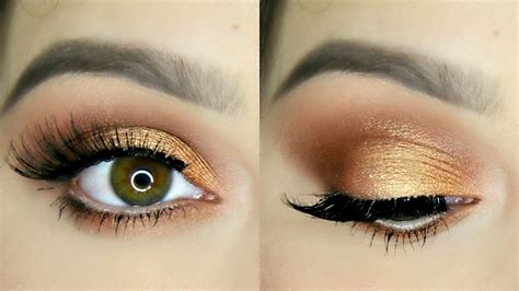 Bronze Copper Eye Makeup Tutorial - YouTube