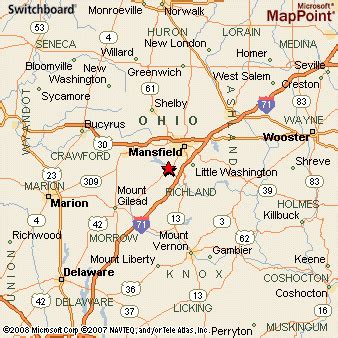 Lexington Ohio Area Map More | Maps Of Ohio