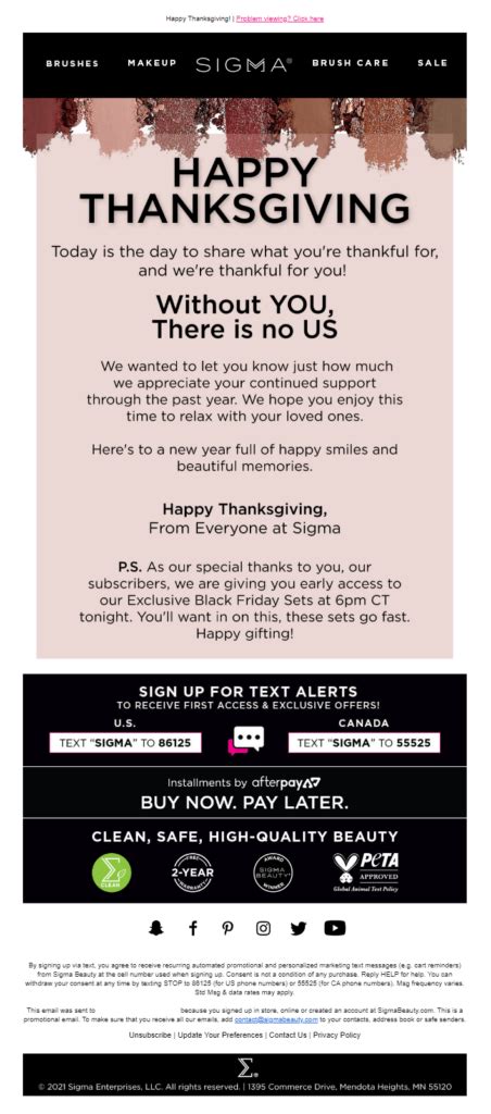 8 Thanksgiving Email Examples To Get You Inspired + Tips [2023]