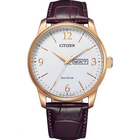 Citizen Eco-Drive Leather Strap Watch BM8553-16A | Francis And Gaye Jewellers