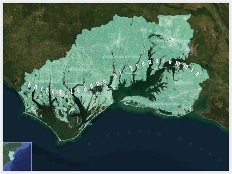 Revised Powhatan Confederacy Map by SnoringDemon on DeviantArt