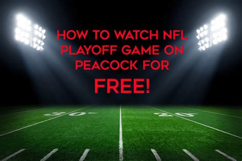 How to Watch the NFL Playoff Game on Peacock for Free (Thanks, Chase!) - Running with Miles