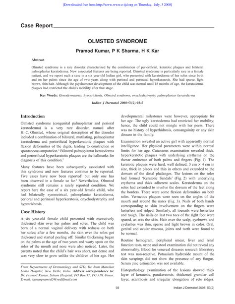 (PDF) Olmsted syndrome