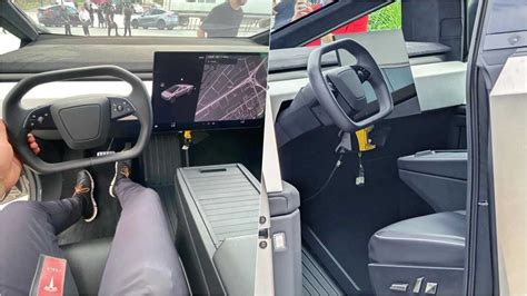 This is the best look yet at the Tesla Cybertruck's interior