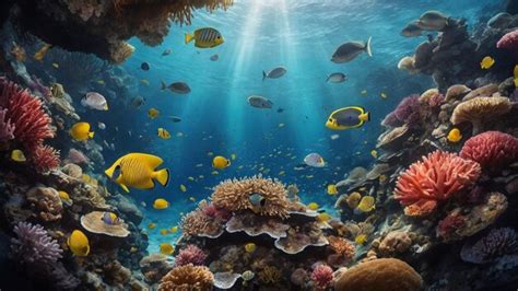 Premium AI Image | Marine life of Raja Ampat