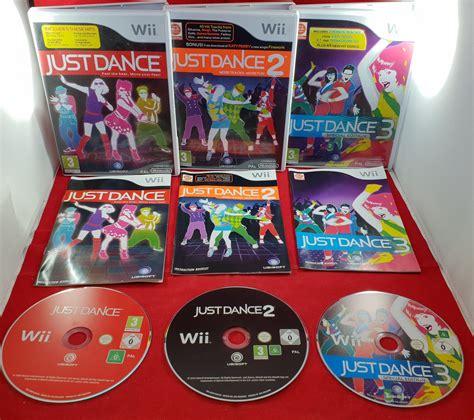 Just Dance 1, 2 & 3 Special Edition Nintendo Wii Game Bundle – Retro ...