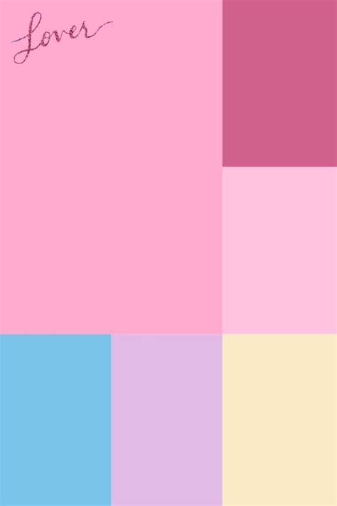 Lover Era Color Palette | Paletas de colores, Fiesta de taylor swift ...