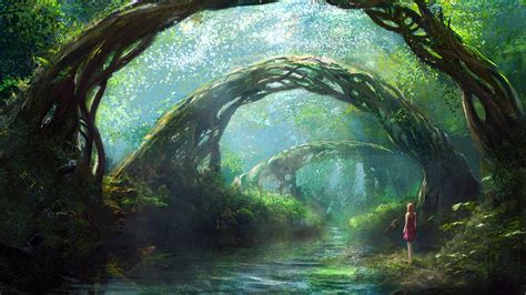 Fantasy Forest Wallpaper 4k