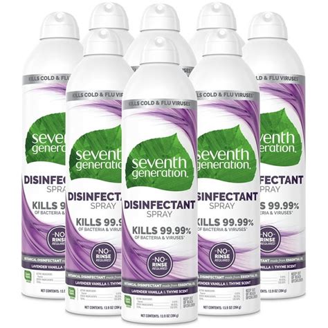 Seventh Generation Disinfecting Spray Cleaner Lavender Vanilla & Thyme ...