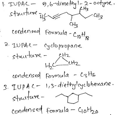 Complete Structural Formula Of Cyclopropane