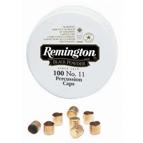 Remington #11 Percussion Caps - 100 Count - Dance's Sporting Goods