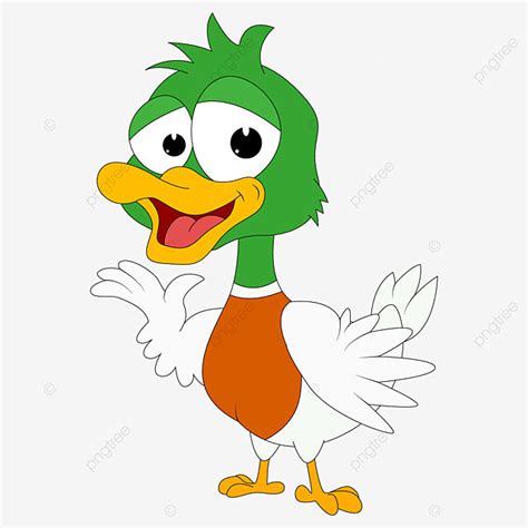 Cute Cartoon Animals Clipart Transparent PNG Hd, Cute Duck Animal Cartoon, Duck, Animal, Cartoon ...