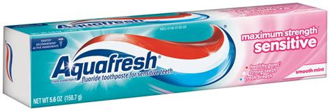 Aquafresh Toothpaste, Sensitive – 5.6 Oz. - Medshopexpress