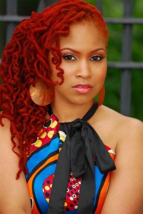 Beautiful Red Locs | Natural hair styles, Hair styles, Hair inspiration