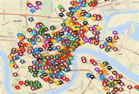 New Orleans Crime Map By Neighborhood - Maps Model Online