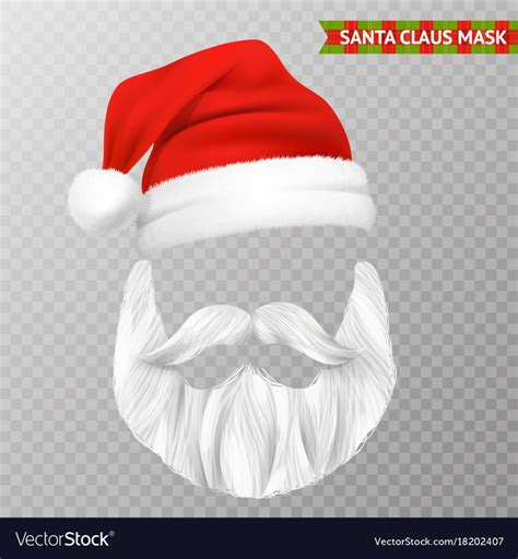 Download High Quality santa hat transparent beard Transparent PNG ...