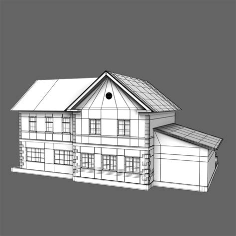 House With Garage 3D Model $12 - .fbx .max - Free3D