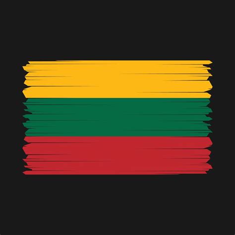 Lithuania Flag Vector Illustration 21639539 Vector Art at Vecteezy