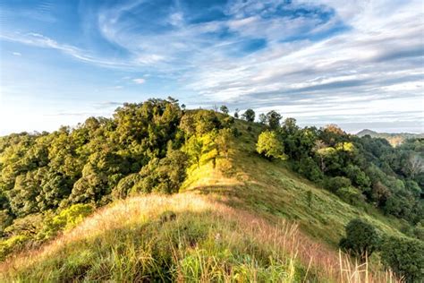 Premium Photo | Mountain landscape with cloudy sky