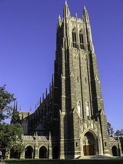 Duke Chapel at Duke University in North Carolina image - Free stock ...