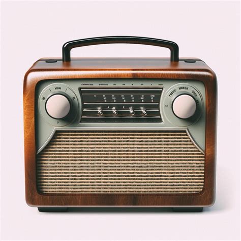 Premium AI Image | An old fashioned radio