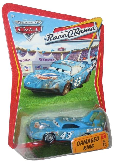 Disney Pixar Cars Movie Series 4 Race-O-Rama Damaged King Die-Cast ...