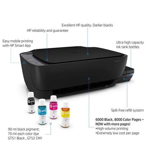 Buy HP Ink Tank 310 Colour Printer, Scanner and Copier for Home/Office, High Capacity Tank