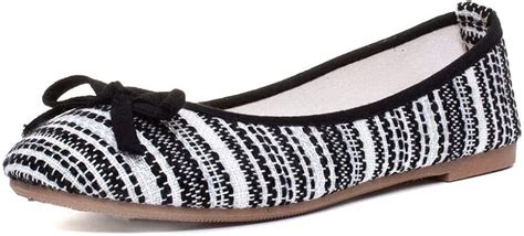 Lilley Womens Black & White Stripe Ballerina: Amazon.co.uk: Shoes & Bags