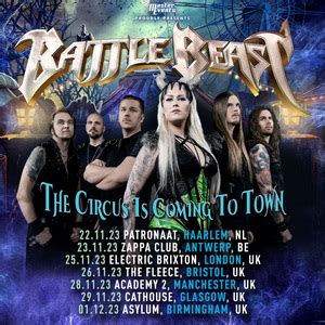 Battle Beast announces November and December 2023 European & UK Tour ...