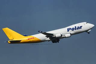 Polar Cargo Boeing 747-400F Freighter departing HKG (N454P… | Flickr