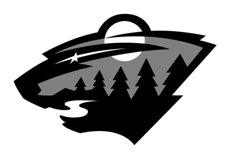 Minnesota Wild logo black and white Wild Hockey, Wild Logo, Wild Tattoo, Minnesota Wild, Vector ...