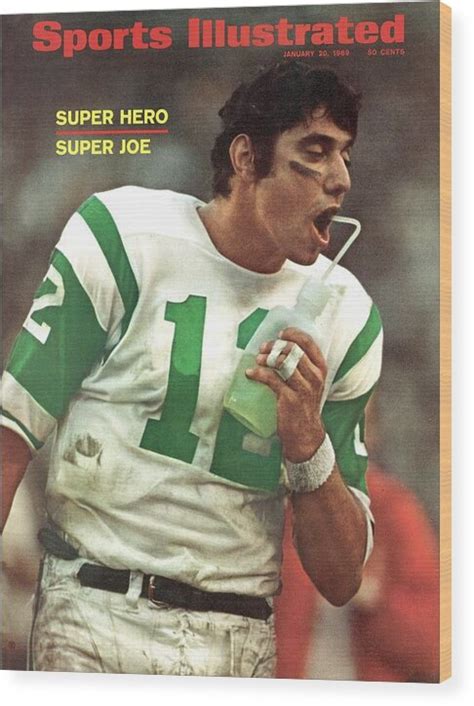 New York Jets Qb Joe Namath, Super Bowl IIi Sports Illustrated Cover ...