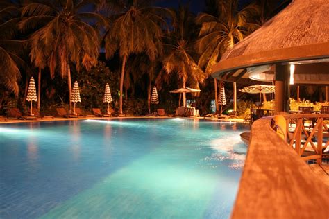 Free Images : evening, swimming pool, resort, estate, night view, maldives 2496x1664 - - 1089501 ...