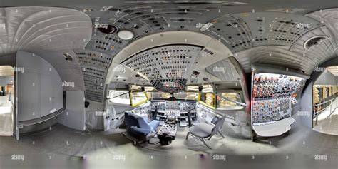 360° view of KC -135 Cockpit - Yankee Air Museum - Alamy