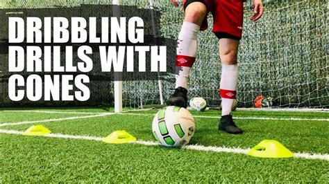 Soccer Dribbling Drills with Cones | Football Dribbling Skills Through Cones (NEW Tutorial ...