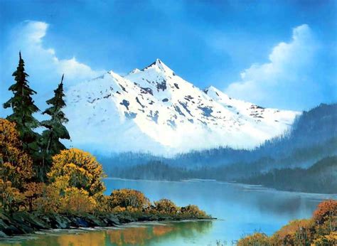 Historia y evolución de la pintura artística : PINTURAS : PAISAJES BOB ROSS