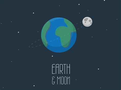 Earth & Moon by Fai Tung on Dribbble