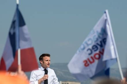 Emmanuel Macron Seen On Stage Making Editorial Stock Photo - Stock Image | Shutterstock