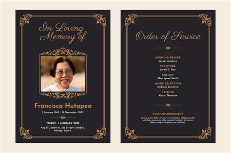 Funeral Invitation Images - Free Download on Freepik