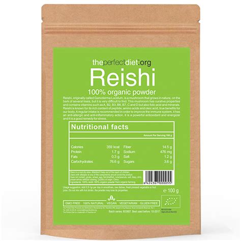 Reishi – 100% organic powder | The Perfect Diet