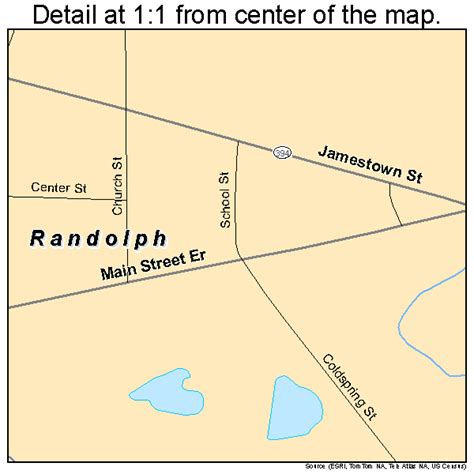 Randolph New York Street Map 3660576