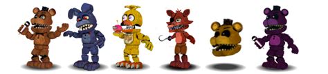 Fnaf 2 Unwithered Animatronics Canon by Educraft.deviantart.com on ...