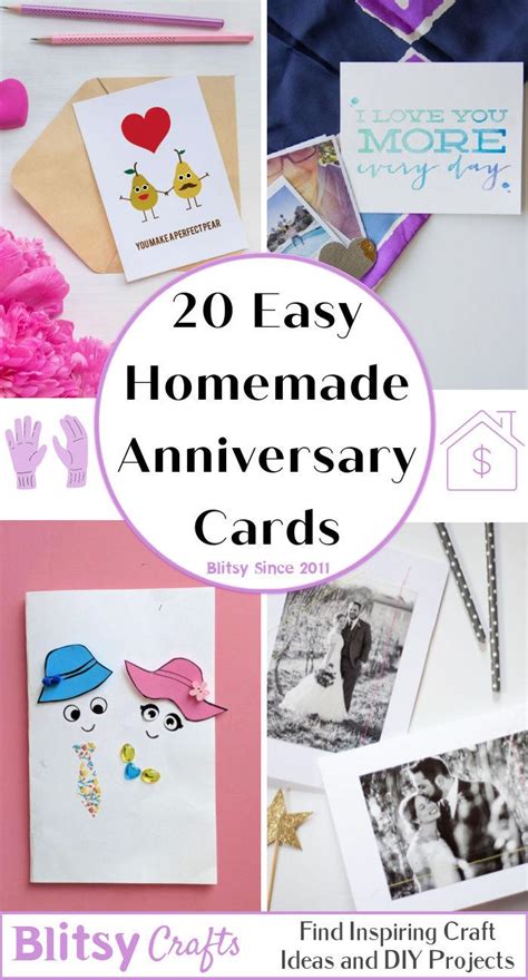 20 Homemade DIY Anniversary Cards Ideas - Blitsy