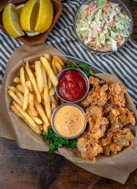 Deep Fried Oysters w/ Remoulade Dipping Sauce - Grilling 24x7