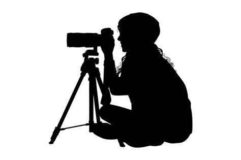 Camera Woman Silhouette · Free image on Pixabay